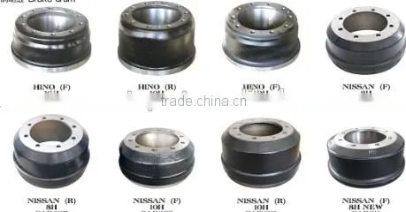 FV517 FUSO 6D22 6D24 mixer drumper truck brake auto parts brake drum