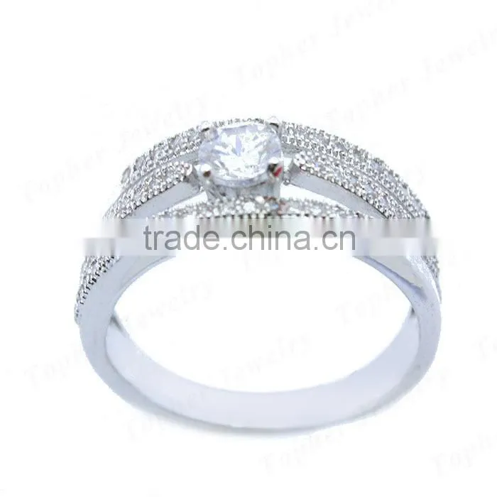 Man-made gemstone inlay 925 silver wonder women ring