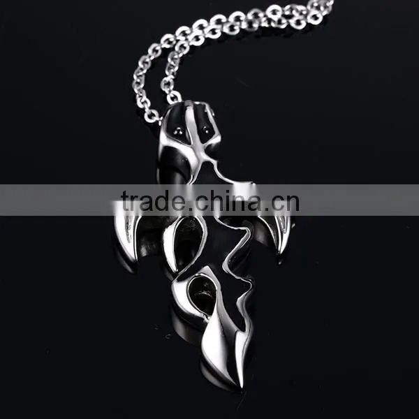 High Quality 2016 Sword Cross Design Stainless Steel Necklace