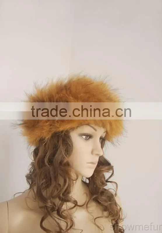 HB1 fashion style fox fur headband