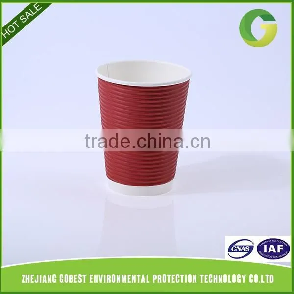Gobest Professional Made High Quality Ripple wall paper cup