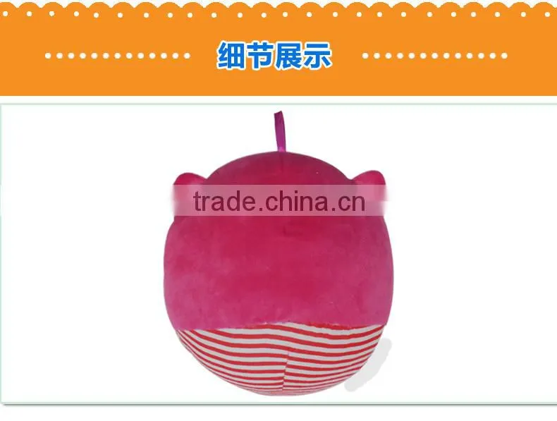 Baby Plush Confort Toy Kaifulan new style bell inside pink fox