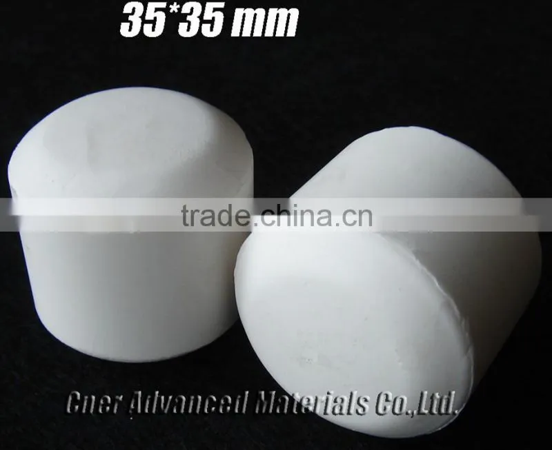 32*32mm high alumina ceramic liner for ceramic rubber liner, 92% Al2O3
