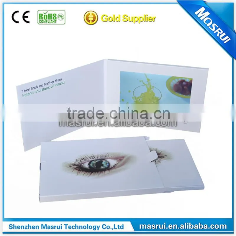 video brochure card module /lcd brochure module /lcd screen brochure module