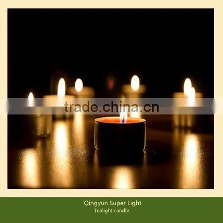 white tea light candle 14g