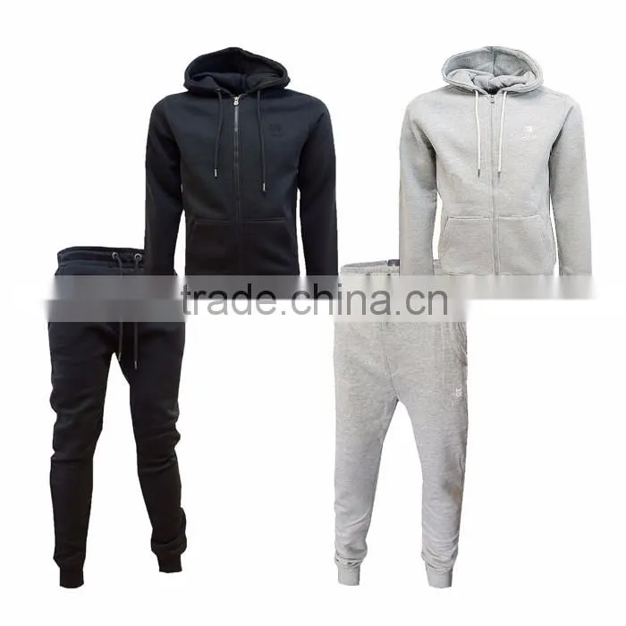 Fleece Tracksuit Sweat Top Skinny Slim Fit Mens Hoody
