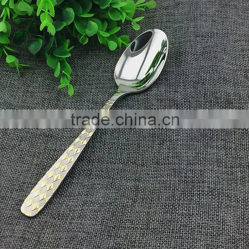 Turkish dinnerware stainless steel royalty line cutlery set