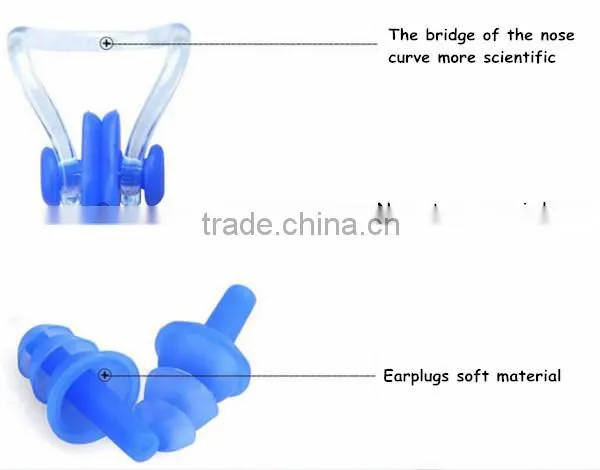 2015 Swim Essentials A bargain wholesale comfortable earplugs + nose clip suit, swimming suit made in china