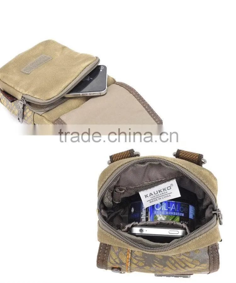 Leisure Men's Canvas Messenger Bag Design Retro Sling Bags Classic Cross Body Bag