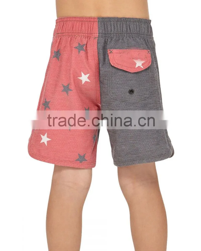 Two colors star men hot beach shorts