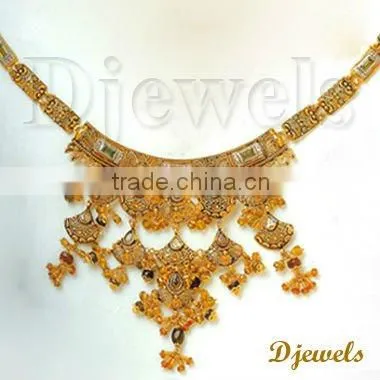 22 K Gold Bridal Necklace Sets, Kundan Necklace Sets, Kundan Jewellery