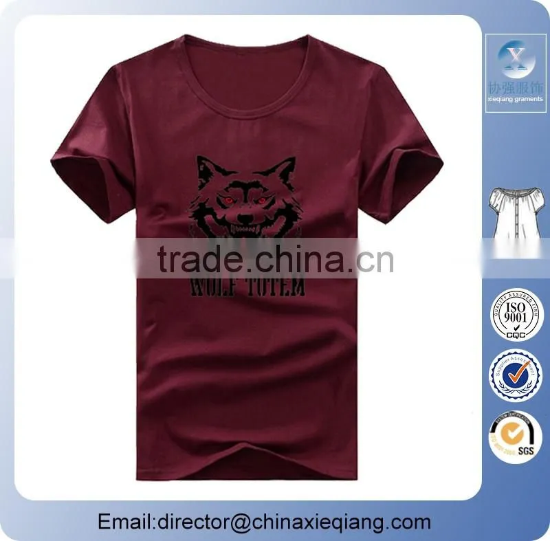 wholesale custom all over print t-shirt/rounded hem t shirt