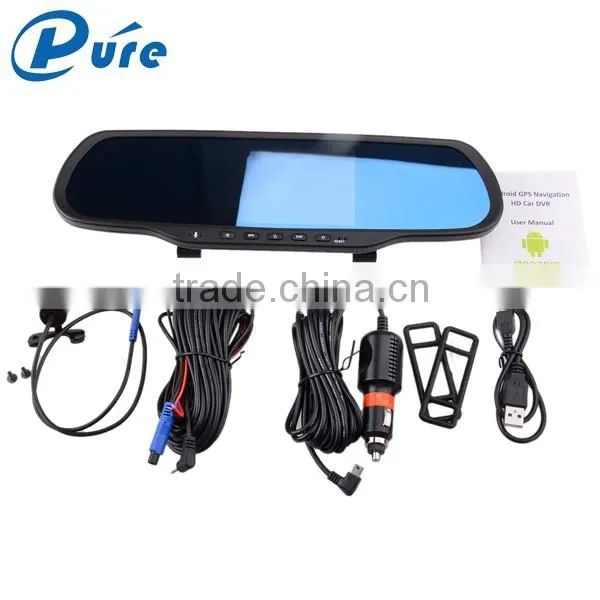 Newest 5.0 Inch Car DVR Dash Camera 1080 Dual Camera Black Box Car DVR Camera with Wifi/FM/Bluetooth Speaker