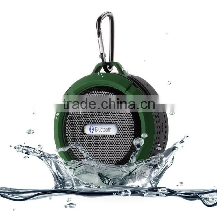 Factory Wholesale Wireless Waterproof Bluetooth Shower Speaker with Scuker