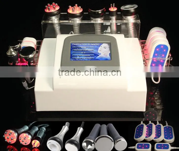 Salon Use 7 IN 1 Ultrasonic Cavitation Vacuum RF slimming equipment