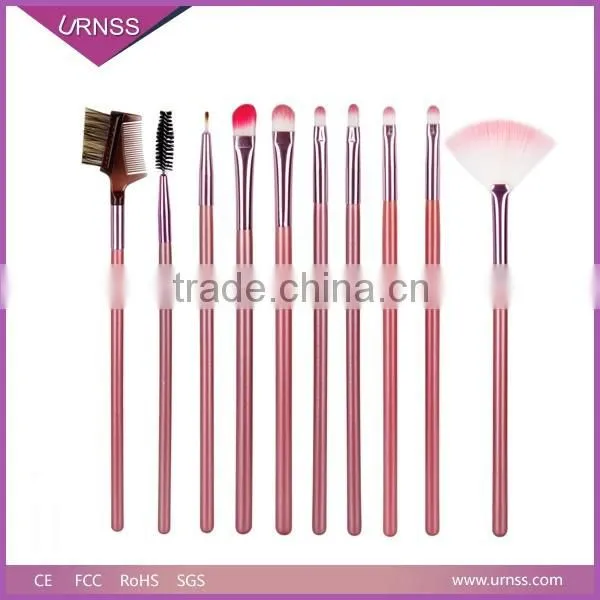 High Quality Professional Pink Makeup Brushes Set