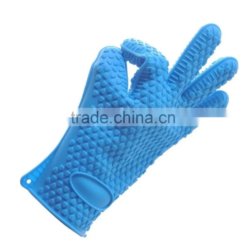 Silicone Kitchen Heat Resistance Baking Cooking Gloves BBQ Oven Gloves