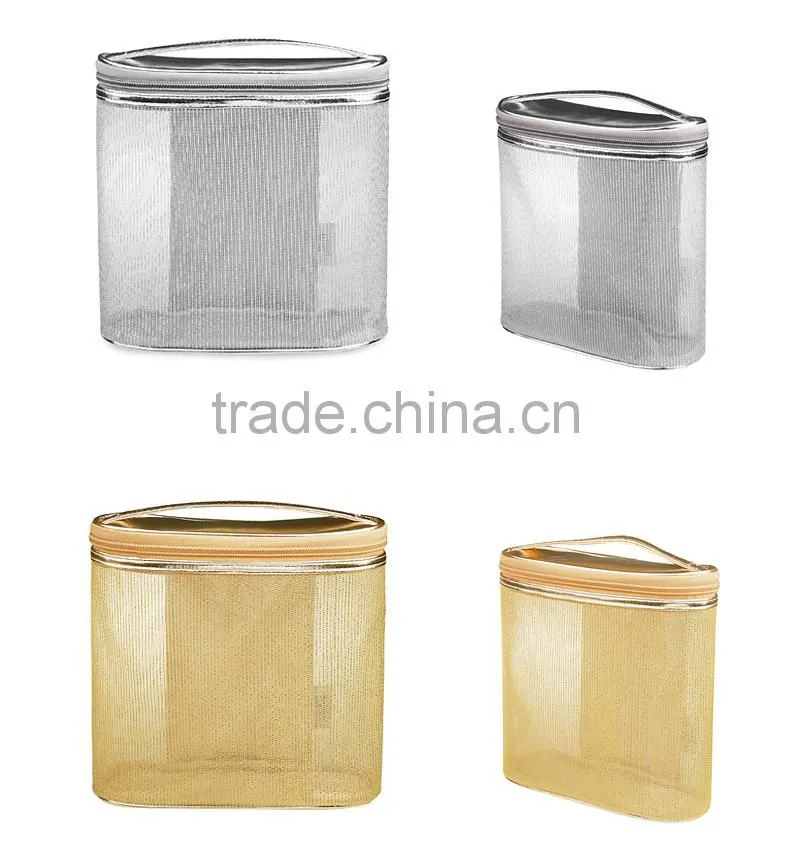 2015 new style promotional custom mesh cometic bag