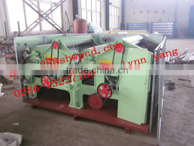 Textile tearing machine fabric cotton waste recycling machine