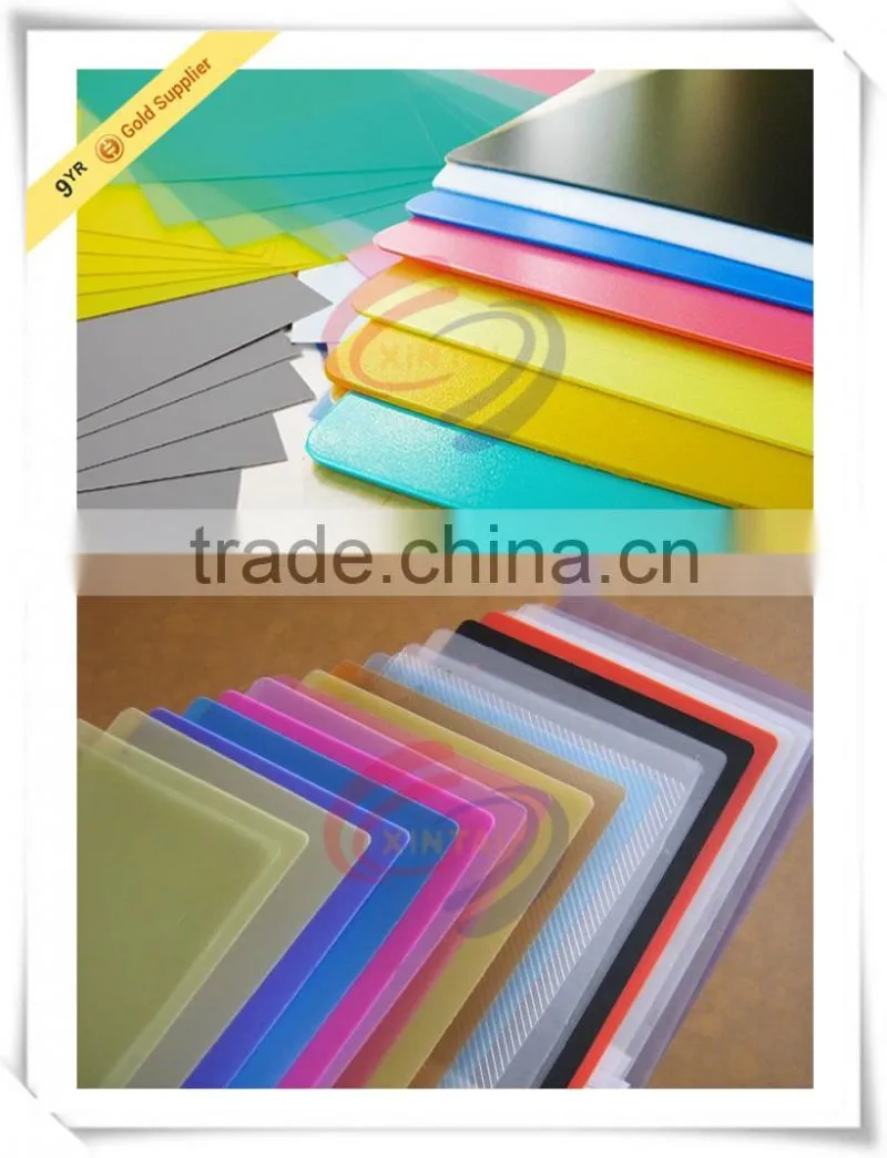 wenzhou xintai a4 plastic sheet can make file folder