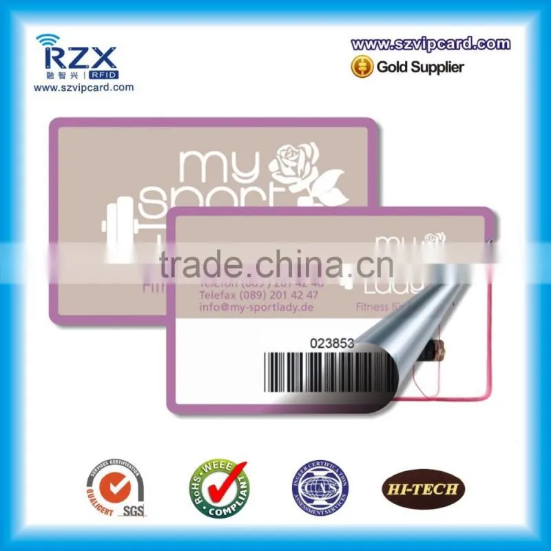 Printable 13.56MHz plastic PVC access control card