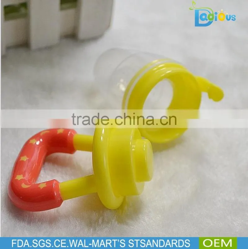 Wholesale 2016 Hot Sale Baby Products Silicone Baby Feeder Pacifier For Fruit Fresh Food Feeder