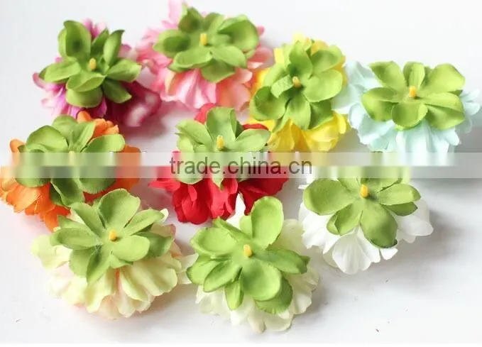 High quality large silk Artificial flower head
