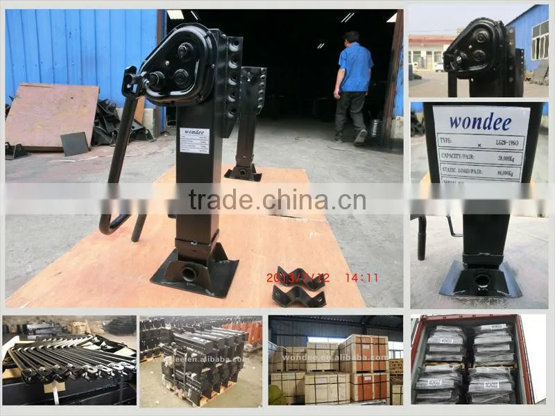 China Trailer 28T Holland Semi Trailer Landing Gear