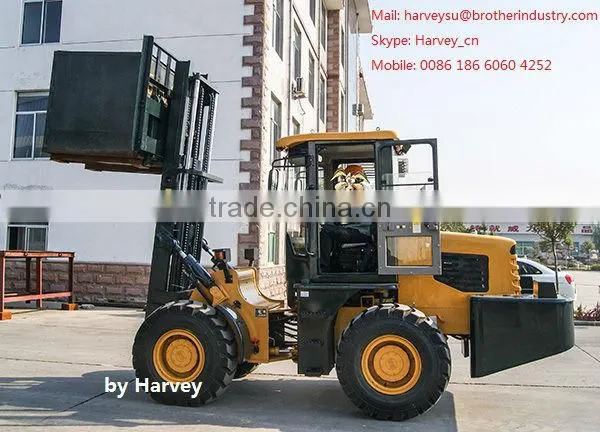 CPCY50 articulated forklift 5000kg Rough Terrain Truck