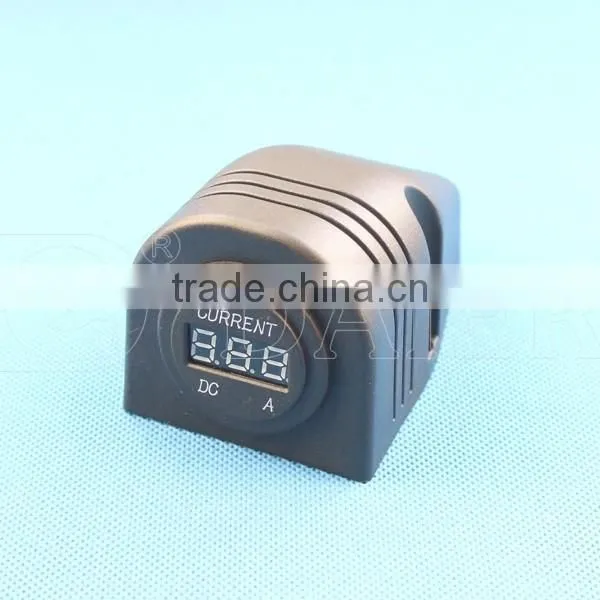 Car Charger Adapter Power Outlet DC Ammeter Socket