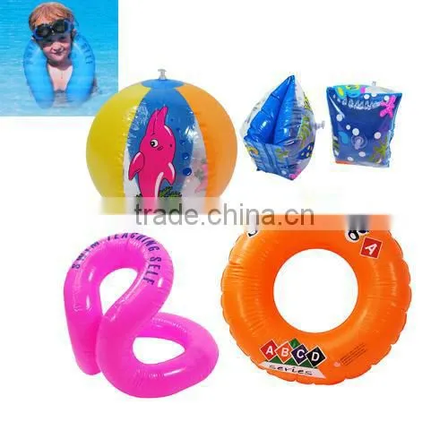 Frozen Pool Beach Swimming Set Inflatable Swim Ring Arm Bands Beach Ball