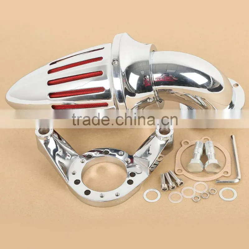 Chrome Spike Air Cleaner Intake Filter For CV Carburetor V-Twin
