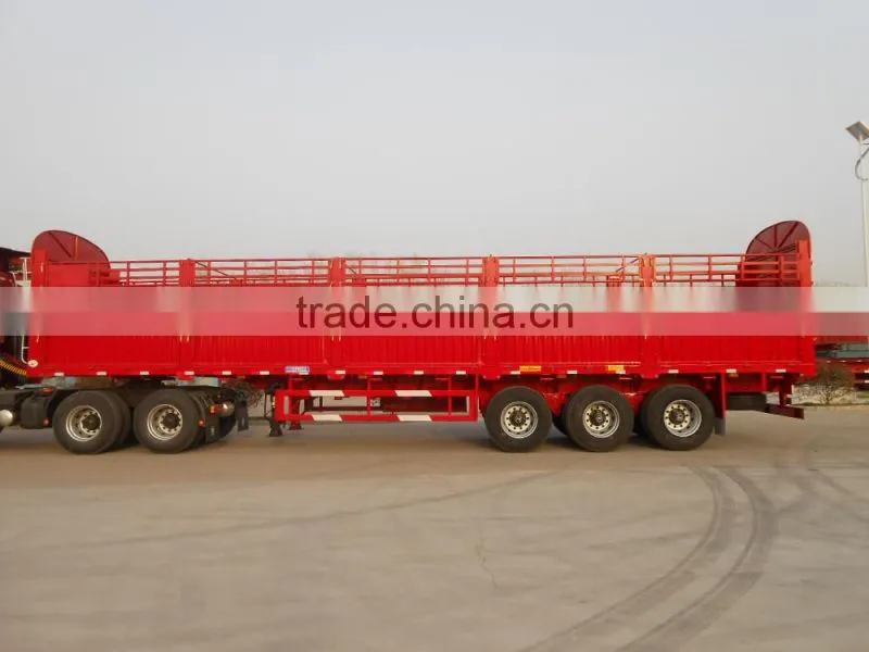 Sitong trailers for farm use cattle semi trailer with BPW axle for sale