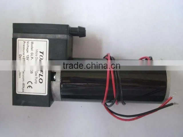 low noise 6/12/24 voltage mini piston vacuum pump