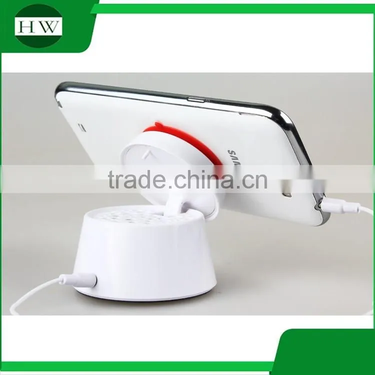 2in1 flip folding adjustable silicone sucker holder music powered amplifier mobile phone sound box mini speaker portable speaker