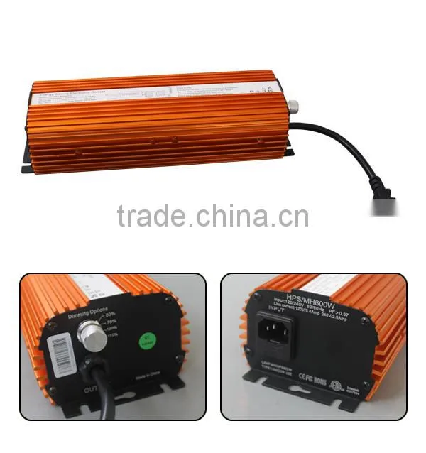 Euro 600W Dimmable Non Fan-cooled Hid Lighting Ballast