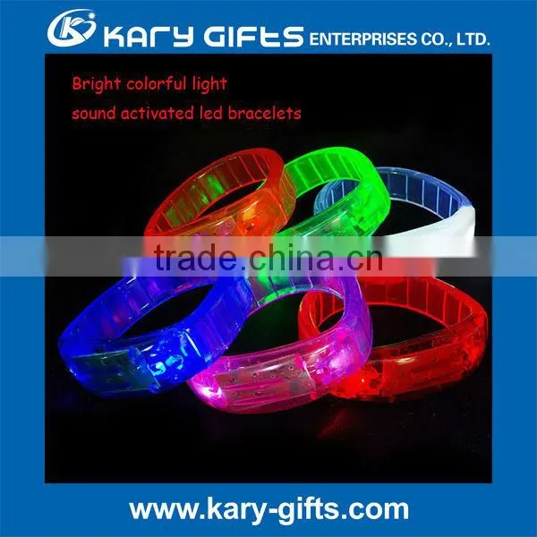 promotional gifts concert decor flashing led light up bracelets