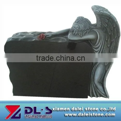 Black granite Tombstone