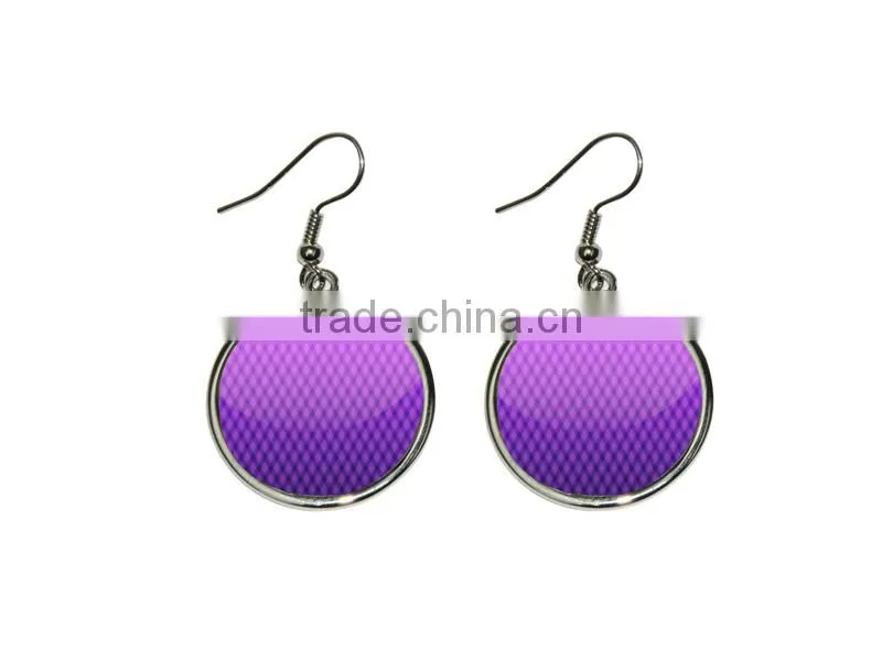 New Arrival Fashion Coated Blank Sublimation Earrings for Women