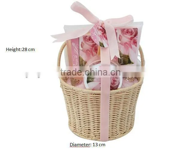 cheap holiday gift baskets wholesale with handle for decoration and gift