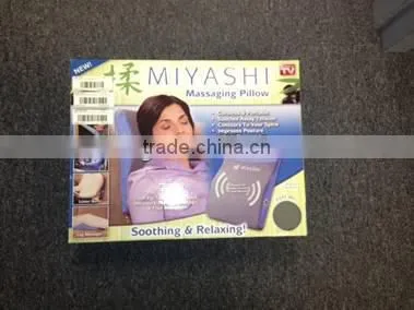 Vibration back massage pillow electric massaging pillow vibrating massager cushion