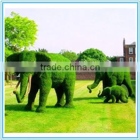 Garden decorative artificial topiary topiary frame peacock