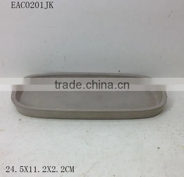 Marble serving tray / stone home decors / beige recangular tray