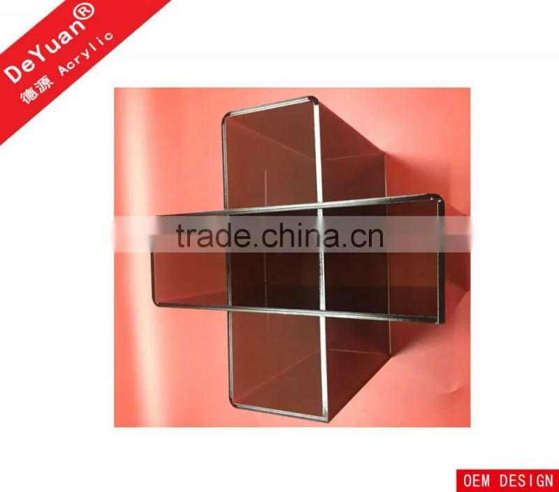 China Wholesale Pirce Black 5 Compartments Acrylic Wine Bottle Holder