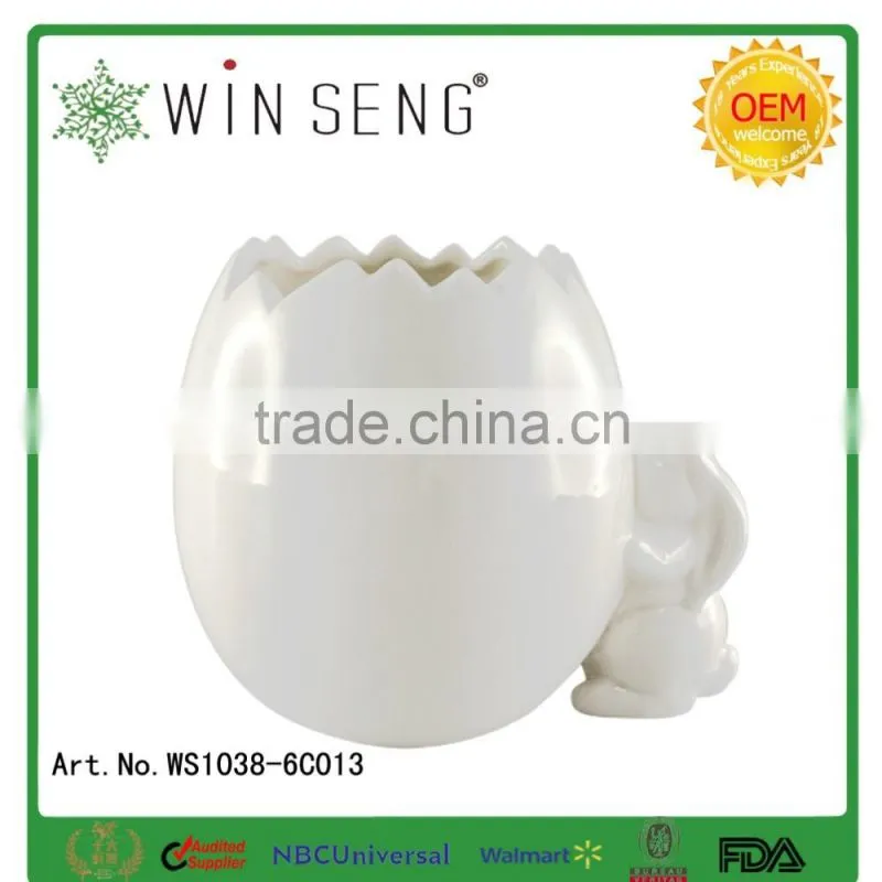 Ceramic Rabbit shaped ceramic funny ashtray