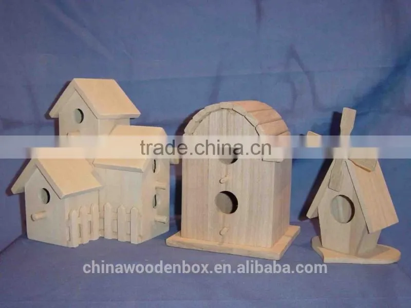 Colorful Wooden bird house