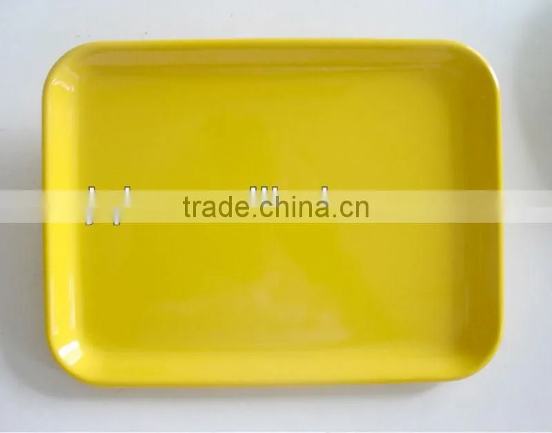 CHEAP MELAMINE SERVING TRAY OF 100% MELAMINE MATERIAL PASSING SGS CERTIFICATE