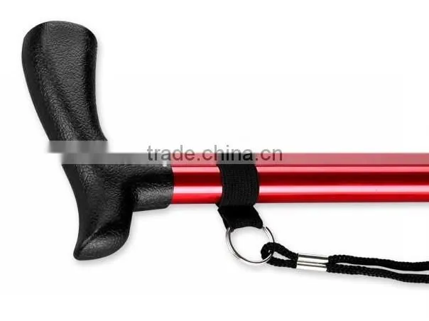 2016 hot selling foldable walk stick, trekking pole elderly, fast flick lock, SZ17022F