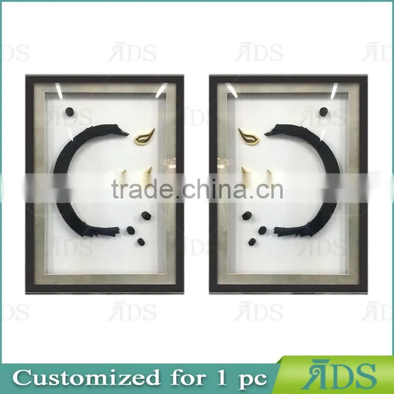 Framed handmade abstract paintings with description of painting for home decoration