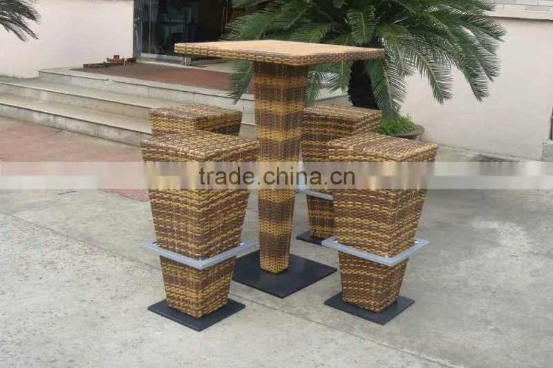 Wicker/Rattan Outdoor Bar Stools